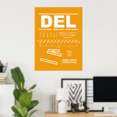 Indira Gandhi International Airport DEL Poster (Heimbüro)