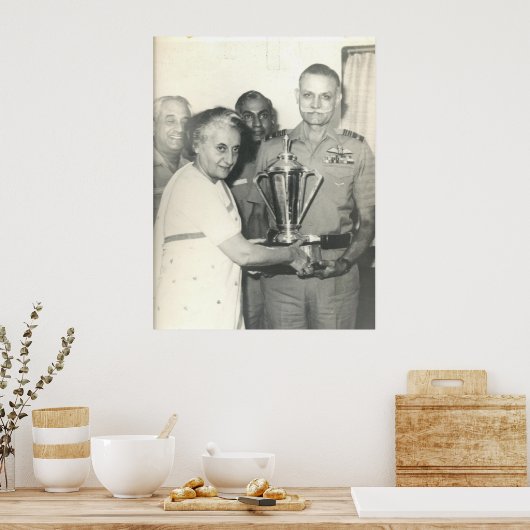 Indira Gandhi Poster (Küche)