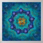 Indira Star Print Poster (Vorne)