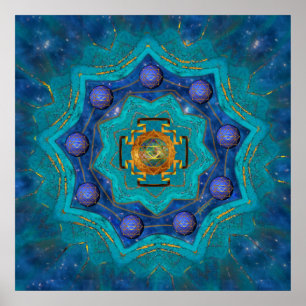 Indira Star Print Poster