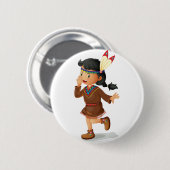 Indisch Button (Vorne & Hinten)