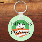 Indisch für Obama Schlüsselanhänger (Vorderseite)