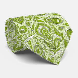 Indisch inspiriertes Paisley-Blumenmuster nahtlos Krawatte