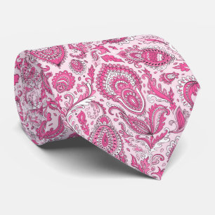 Indisch inspiriertes Paisley-Blumenmuster nahtlos Krawatte