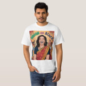 indisch oder schwarz | Kamala Harris T-Shirt (Vorne ganz)