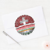 Indisch Schweizer Schweiz Baum Wurzel Runder Aufkleber (Umschlag)