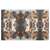 Indische 1A Zollgewebe Stoff (Fat Quarter (45,7 x 55,9 cm))
