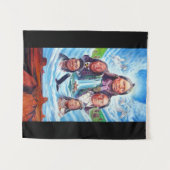 Indische Amerikaner Berühmte indische Häuptlinge m Wandteppich (Vorderseite (Horizontal))