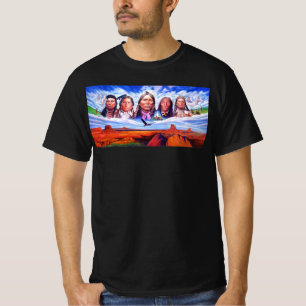 Indische Amerikaner malen Kleidermagnaten T-Shirt