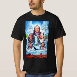 Indische Amerikaner Männer Kleidermode Black T-Shirt