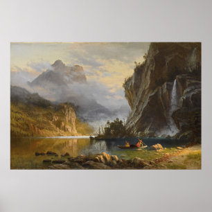 Indische Amerikaner sprechen vom Fischfang Poster