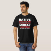 Indische Amerikaner und Afroamerikaner T-Shirt (Vorne ganz)