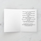 Indische amerikanische Abschluss Card Dankeskarte (Innenseite)