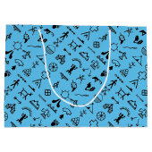 Indische amerikanische Bildsymbole Große Geschenkt Große Geschenktüte (Rückseite)