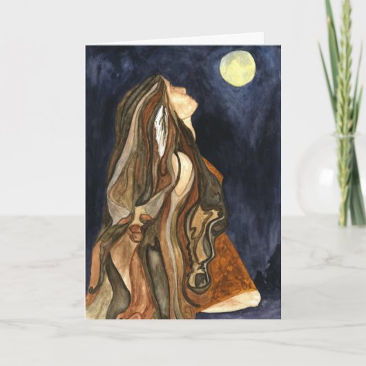 Indische amerikanische Erntedank Card Feiertagskarte (Vorderseite)