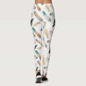 Indische amerikanische Print-Leggings Leggings (Rückseite)