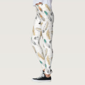 Indische amerikanische Print-Leggings Leggings (Links)
