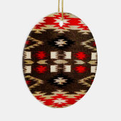 Indische amerikanische Stammesdesign-Printwerbung Keramikornament (Rechts)