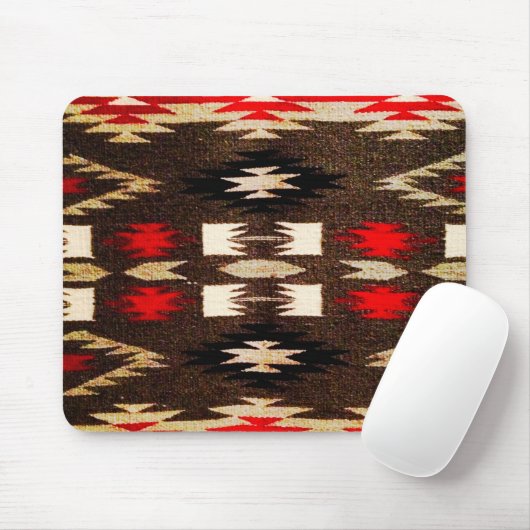 Indische amerikanische Stammesdesign-Printwerbung Mousepad (Mit Mouse)