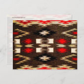 Indische amerikanische Stammesdesign-Printwerbung Postkarte (Vorne/Hinten)