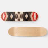 Indische amerikanische Stammesdesign-Printwerbung Skateboard (Horizontal)