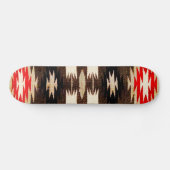 Indische amerikanische Stammesdesign-Printwerbung Skateboard (Horizontal)