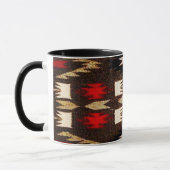 Indische amerikanische Stammesdesign-Printwerbung Tasse (Links)