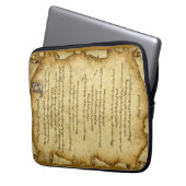 Indische amerikanische Weisheit des Chefs von Tecu Laptopschutzhülle (Vorderseite Links)