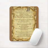 Indische amerikanische Weisheit des Chefs von Tecu Mousepad (Mit Mouse)