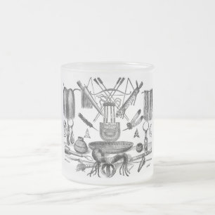 Indische Artifakte-Tasse Mattglastasse