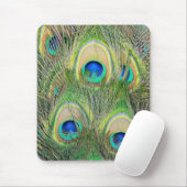 Indische blaue Pfau-Federn Mousepad (Mit Mouse)