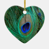 Indische Blaupfauenfresser Keramikornament (Vorne)