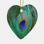 Indische Blaupfauenfresser Keramikornament (Links)