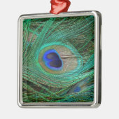 Indische Blaupfauenfresser Ornament Aus Metall (Links)