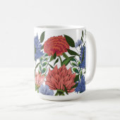 Indische Blumen Kaffeetasse (VorderseiteRechts)