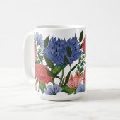 Indische Blumen Kaffeetasse (Vorderseite Links)