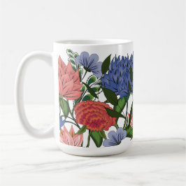 Indische Blumen Kaffeetasse