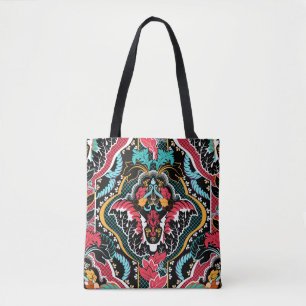 Indische Blüte: Vintages Nahtloses Tapete. Tasche