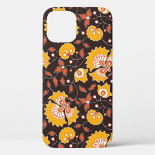 Indische Blütenfarbe Vintag Nahtlos Case-Mate iPhone Hülle