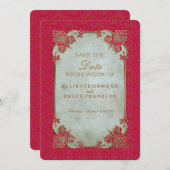 Indische Braut - Einladungskarte (Vorne/Hinten)