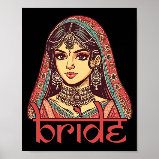 Indische Braut zu sein Dulhan Desi Bridal Wedding  Poster (Vorne)