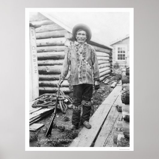 Indische Chefin Tanana Alaska 1916 Poster (Vorne)