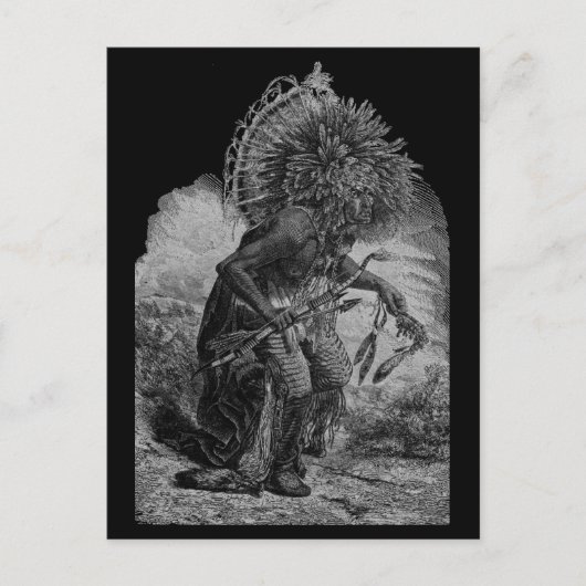 Indische Chefpostkarte Postkarte (Vorderseite)