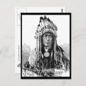 Indische Chefpostkarte Postkarte (Vorne/Hinten)