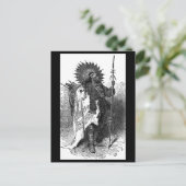 Indische Chefpostkarte Postkarte (Stehend Vorderseite)