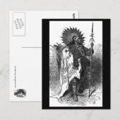 Indische Chefpostkarte Postkarte (Vorne/Hinten)