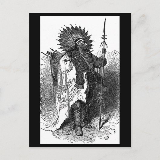 Indische Chefpostkarte Postkarte (Vorderseite)