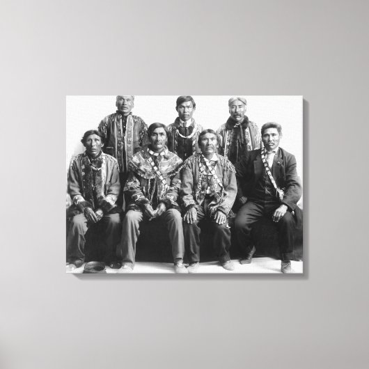 Indische Chefs der Alaska-Fotografie Leinwanddruck (Vorderseite)