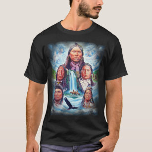 Indische Chefs Indianeramerikaner Männer Vorlage s T-Shirt