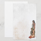 Indische Couple Stationery Briefpapier (Vorne/Hinten)